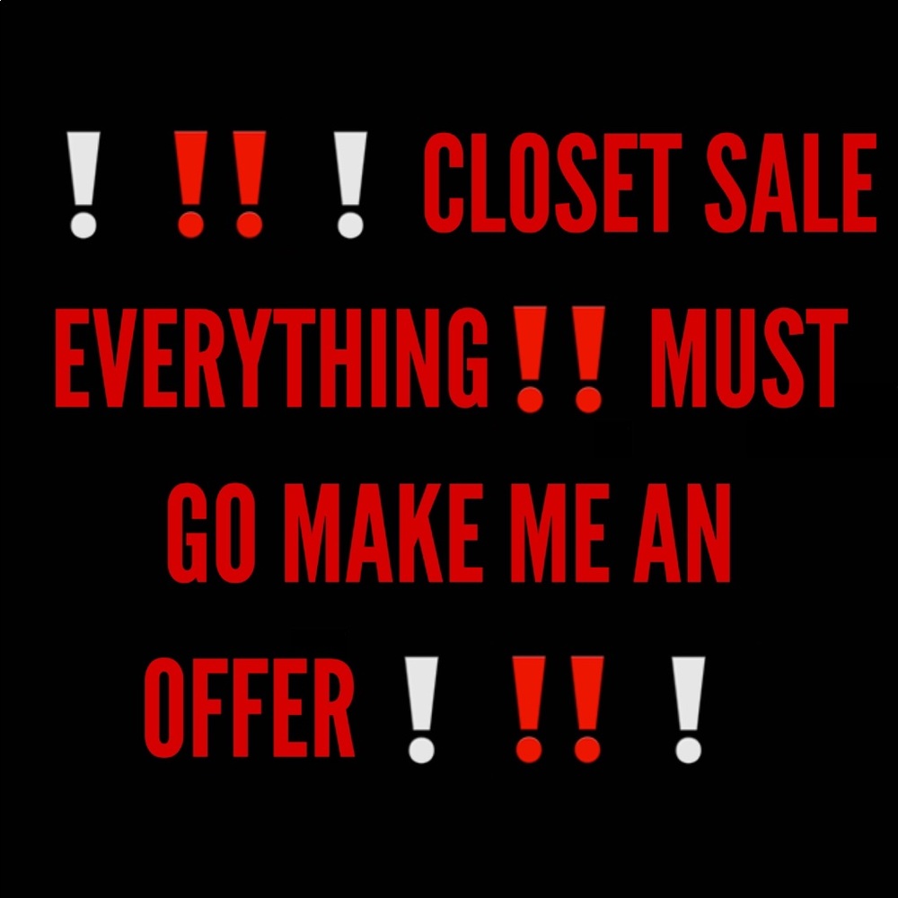 EVERYTHING MUST GO‼️